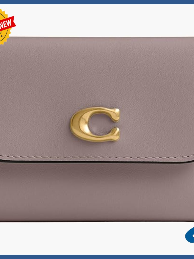 Leather Card Holder Wallet With Detachable Case, Snap Closure